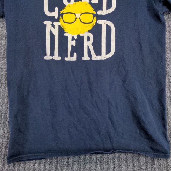 Culvers Men's Curb Nerd Graphic T-Shirt Blue XS Short Sleeve Crew Neck - Picture 4 of 12